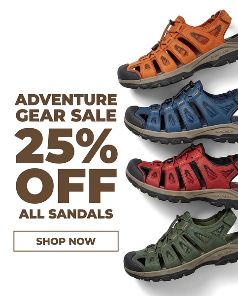 sandals, hiking sandals, outdoor sandals, sport sandals, adventure sandals, sale promotion, minimalist, bold, brown, neutral
